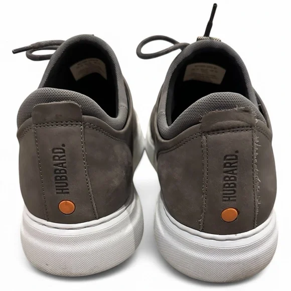 Gray and White Low-Top Sneakers with White Soles - Picture 5 of 7